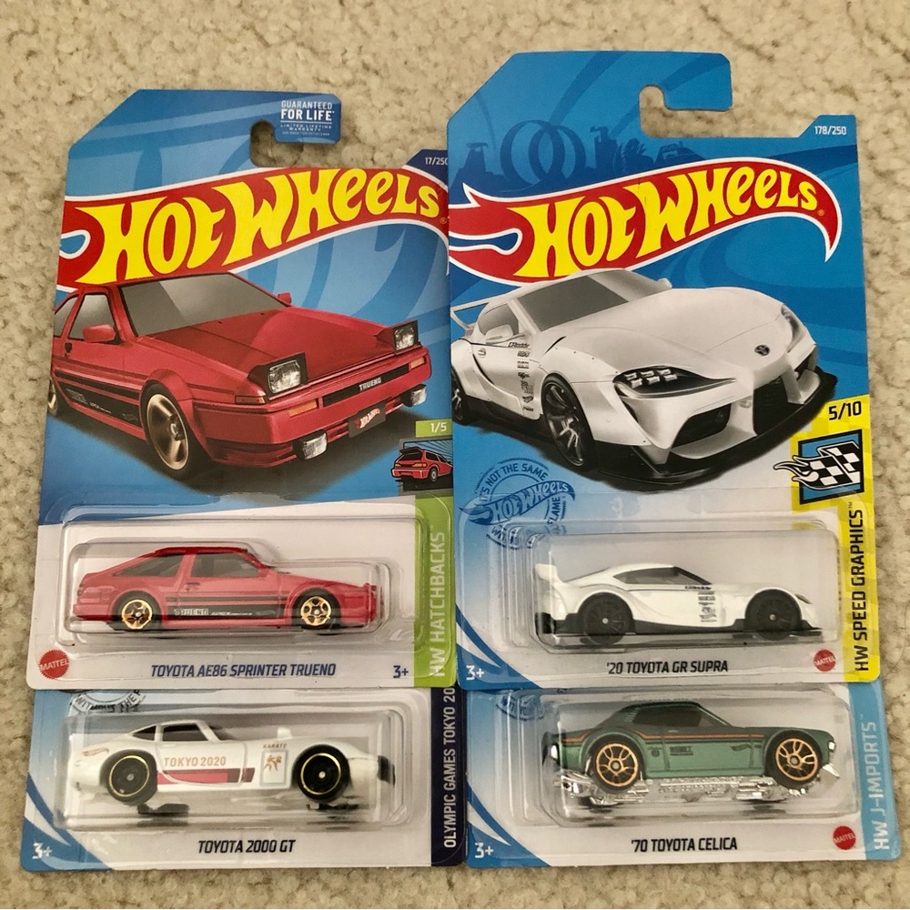 Hot Wheels Toyota Set (4)